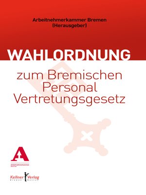 cover image of Wahlordnung zum Bremischen Personalvertretungsgesetz